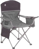 Camping Chair with Built In 4 Can Cooler, Black
