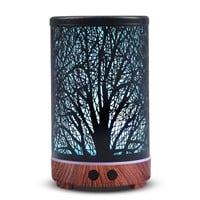 LED Essential Oil Diffuser for 150ML Black Tree