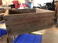 Wooden Remington Cartridges Box