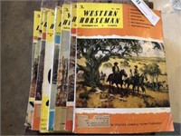 Lot of 8 Western Horseman Magazines