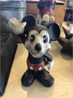 Mickey Mouse Cast Iron Coin Bank