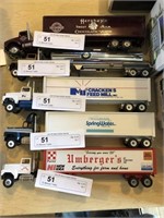 (5) Winross Trucks