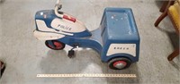 Vintage Western Flyer Police Children's Tricycle