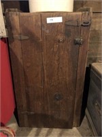 Primitive Wooden 1 Door Crate Cabinet