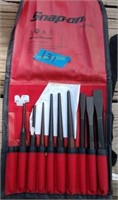 Snap-on punch & chisel set