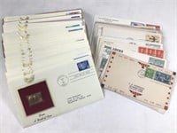 Group First Day Issue & Gold Replica Issue Stamps