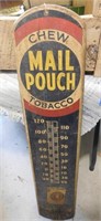 Mail Pouch chewing tobacco thermometer