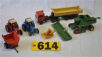 (8) Metal small scale toys incl Ertl