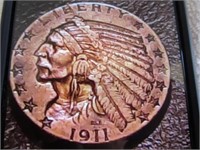 1911 Five Dollar Gold Coin