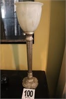 30" Tall Lamp with Glass Shade (R3)