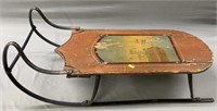 Antique Painted Child's Sled