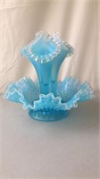 Blue Glass Epergne