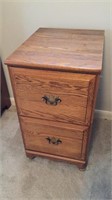 Oak File Cabinet