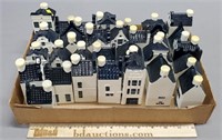 Collection of Bols Amsterdam Ceramic Buildings