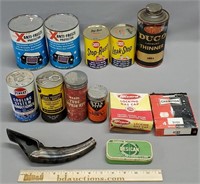 Automobile Advertising Cans & More