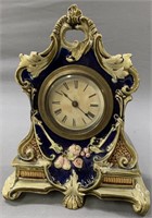 Small Majolica Mantle Clock