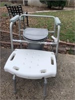 Potty chair and shower stool