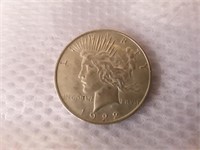 1922 SILVER PEACE DOLLAR