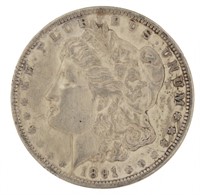 1891 Philadelphia Morgan Silver Dollar