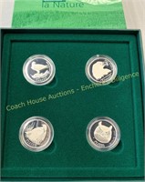 2000 Sterling silver fifty cent four-coin set