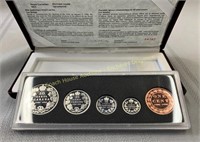 1998 Sterling 90th Anniversary coin set, Ensemble