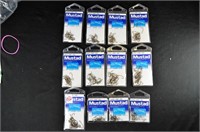 12 NEW packs of Mustad fly hooks Fishing Gear