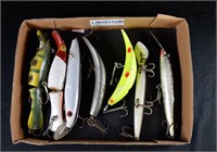 7 MUSKY FISHING LURES TACKLE