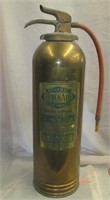 Brass Fire Extinguisher General Quick Aid 25" Tall