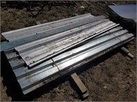 Pallet of  16 sheets 36"x8.5' steel roofing HD