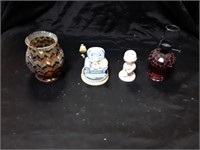 Glass Vases and figurines