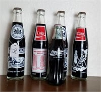 5 Vintage Coca-Cola Glass Bottles