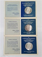 (3) 1 Ounce Silver Rounds
