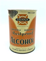 Champlain Denatured Alcohol Tin 6.5”