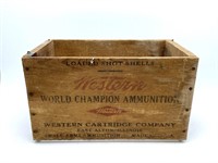 Western Cartridge Company Wood Ammo Crate 14.5”