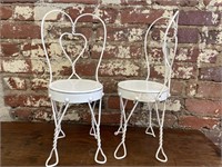 (2) Plant Holder/Chairs Decor 18” Height