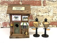 Wood Hardware Store Birdhouse/Decor, Salt and
