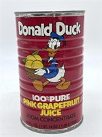 Vintage Donald Duck Grapefruit Juice Tin 7”