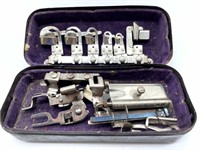 Sewing Machine Accessories In Florence Tin Box