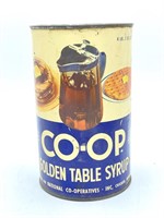 CO-OP Golden Table Syrup Tin 7”