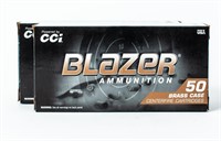 Ammo 100 Rounds Of 9MM Luger - CCI Blazer - FMJ