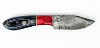 Knife - Hand Made Custom Knife W/ Damascus Blade