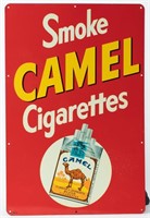 Vintage Tin Advertising Sign Camel Cigarettes