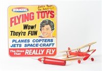 Stanzel Flying Toys Store Sign & Plane