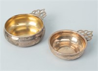 2 Sterling Silver Nut Dish / Nappy