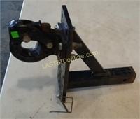 Pintle Hitch on Adjustable Height 2" Insert