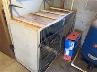 Large Dog Cage with Fiber Glass Surround
