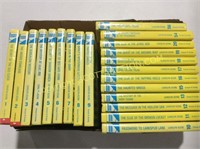 22 Volumes Nancy Drew hard back books