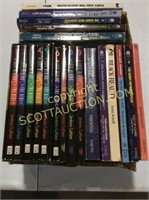 20 Paper back books, 9 Left Behind series,