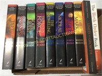 10 Paper back books, 1-8 of Left Behind series,