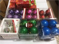 52 large Christmas tree balls, at least 8 of